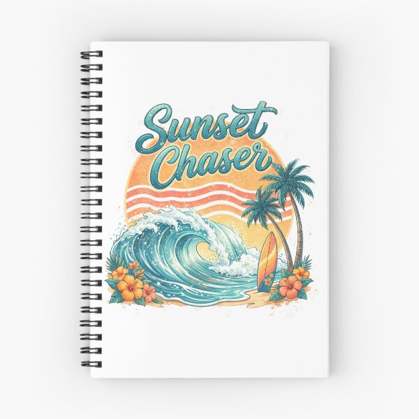 Item preview, Sunset Chaser Retro Distressed Design - Tropical Wave Surf Beach Vintage Aesthetic designed and sold by KymeraStudio25.