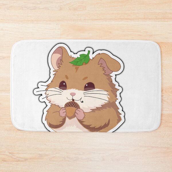 Item preview, Cute Hamster Eating Acorn Sticker | Kawaii Autumn Animal Fall Aesthetic Cozy Cute ArtG designed and sold by pn_terest.