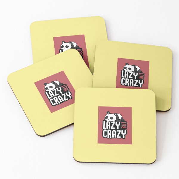 Item preview, lazy but crazy panda funny meme for genz designed and sold by MoodByte .