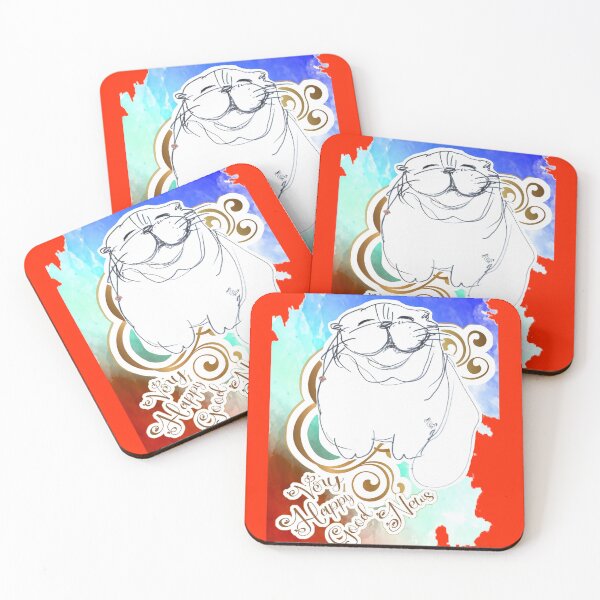 Item preview, Very Happy Good News Cat (drawing by ACCI)  designed and sold by VanyssaGraphics.