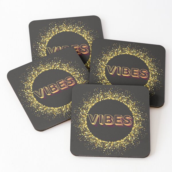 Item preview, Golden Vibes Aesthetic Typography Design designed and sold by PrataeAesthetics.
