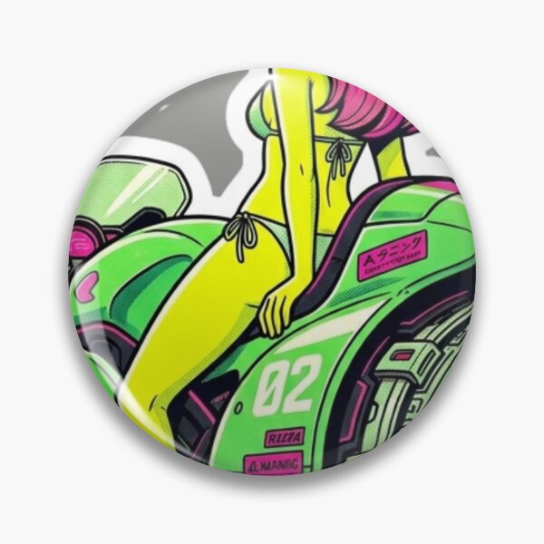 Item preview, “NEON RIDER: TURBO‑GLAM CHAOS PARADE” designed and sold by Print Fiction.