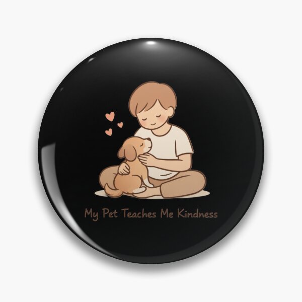 Artikelvorschau, Mein Haustier lehrt mich Freundlichkeit – Süßes T-Shirt für Hundeliebhaber entworfen und verkauft von Safe Haven Pets.