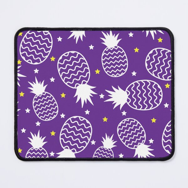 Item preview, Purple Pineapple Seamless Pattern – Cute Tropical Fruit Stars Repeat Background designed and sold by SaDesign99.