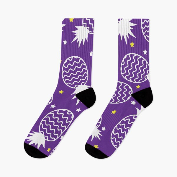 Item preview, Purple Pineapple Seamless Pattern – Cute Tropical Fruit Stars Repeat Background designed and sold by SaDesign99.