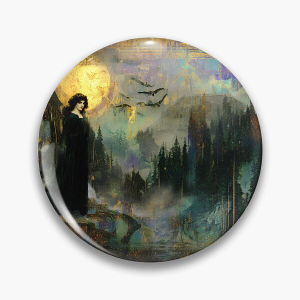 Item preview, Forests of Transylvania | Gothic Moonlight Wall Art designed and sold by Stoneflower-Art.
