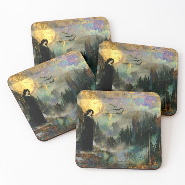 Item preview, Forests of Transylvania | Gothic Moonlight Wall Art designed and sold by Stoneflower-Art.