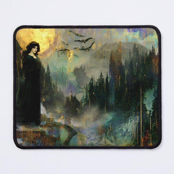 Item preview, Forests of Transylvania | Gothic Moonlight Wall Art designed and sold by Stoneflower-Art.