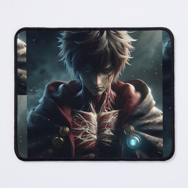 Item preview, The Raw Truth of Power: An Anime Hero's Dark Transformation Revealing Inner Crimson Sinews and Arcane Destiny designed and sold by MouradStudio.