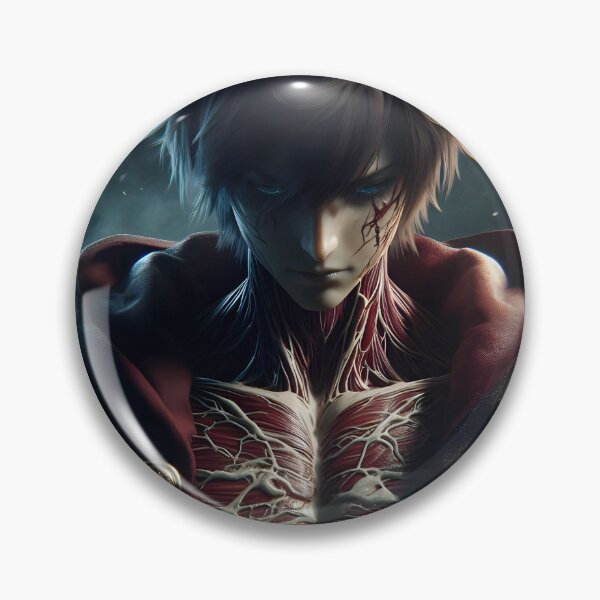 Item preview, The Raw Truth of Power: An Anime Hero's Dark Transformation Revealing Inner Crimson Sinews and Arcane Destiny designed and sold by MouradStudio.