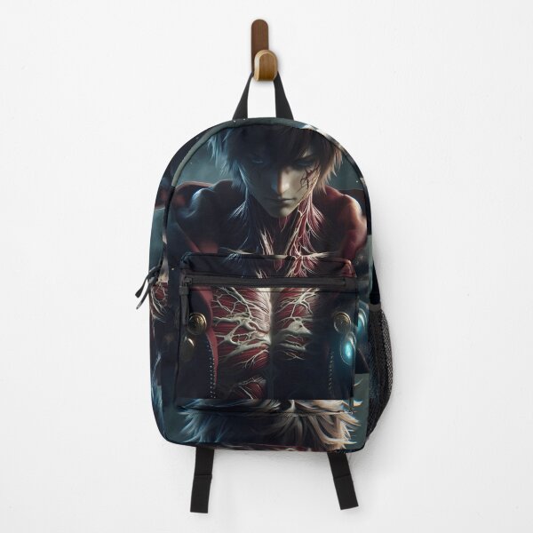 Item preview, The Raw Truth of Power: An Anime Hero's Dark Transformation Revealing Inner Crimson Sinews and Arcane Destiny designed and sold by MouradStudio.