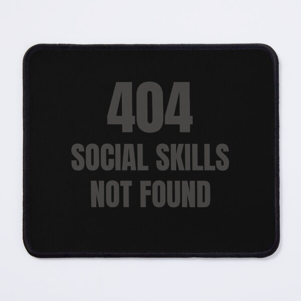 Item preview, Funny Backend Developer Grey – 404 Social Skills Not Found Coding Humor Tee designed and sold by CtrlAltLaugh.