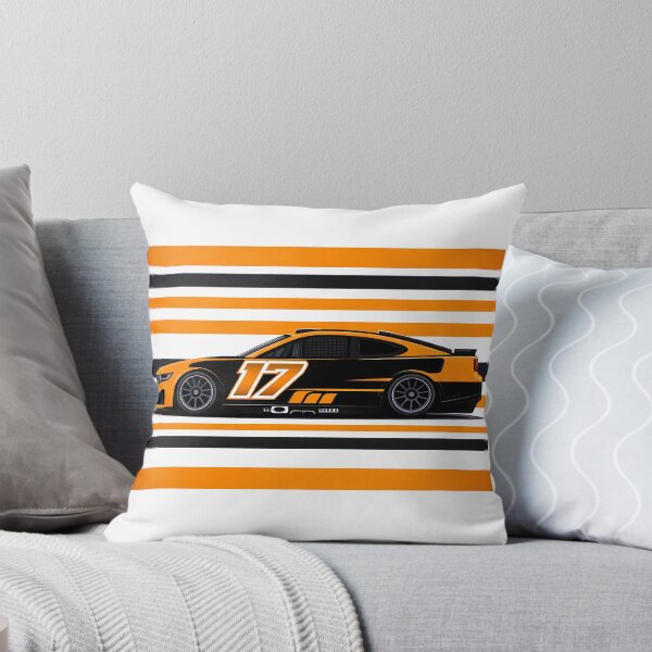 Item preview, Chris Buescher #17 2026 Black & Orange Nascar Side Profile designed and sold by PitWallArt.