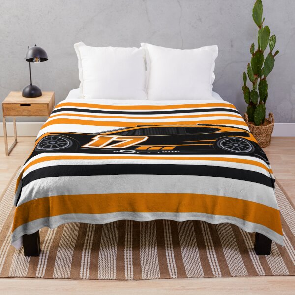 Item preview, Chris Buescher #17 2026 Black & Orange Nascar Side Profile designed and sold by PitWallArt.