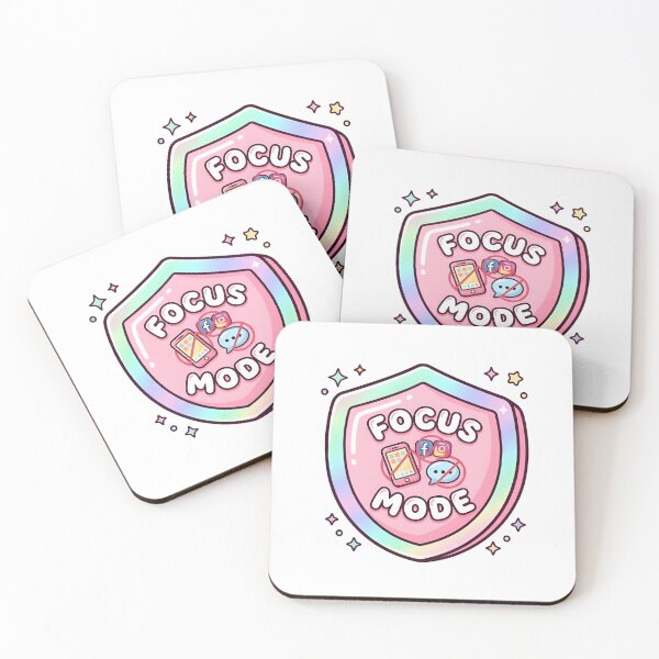 Item preview, Focus Mode Distraction Shield Adhd Focus Sticker designed and sold by PuddlePixels.