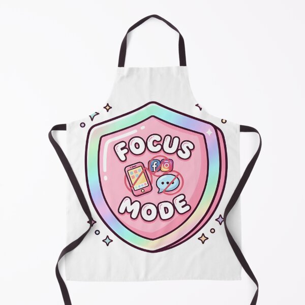 Item preview, Focus Mode Distraction Shield Adhd Focus Sticker designed and sold by PuddlePixels.