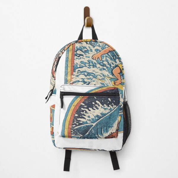 Item preview, Stay Chill Retro Shark Surfing Design designed and sold by Hoffmann-Shop.