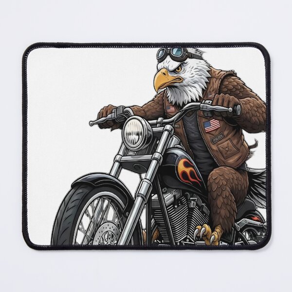 Item preview, Biker Moose Riding Classic Cruiser Motorcycle designed and sold by ASMAR B.