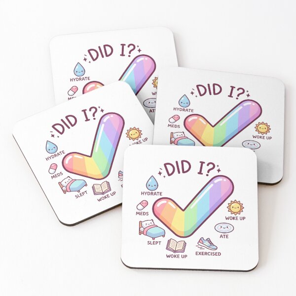 Item preview, Did I Task Confirmation Adhd Habit Tracker Sticker designed and sold by PuddlePixels.
