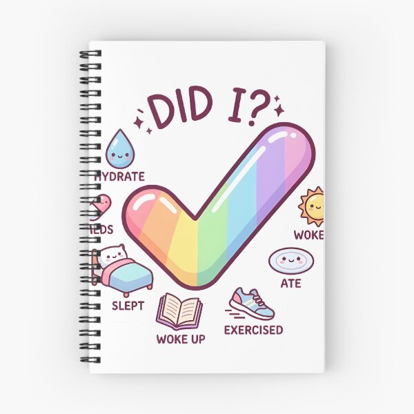 Item preview, Did I Task Confirmation Adhd Habit Tracker Sticker designed and sold by PuddlePixels.