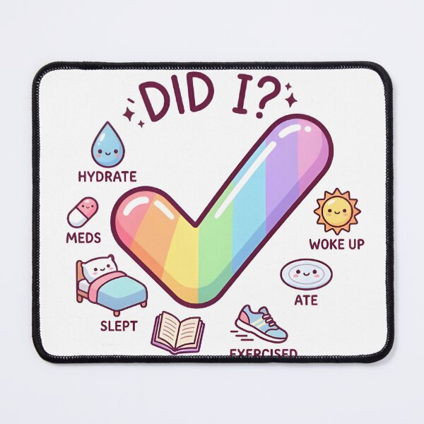 Item preview, Did I Task Confirmation Adhd Habit Tracker Sticker designed and sold by PuddlePixels.