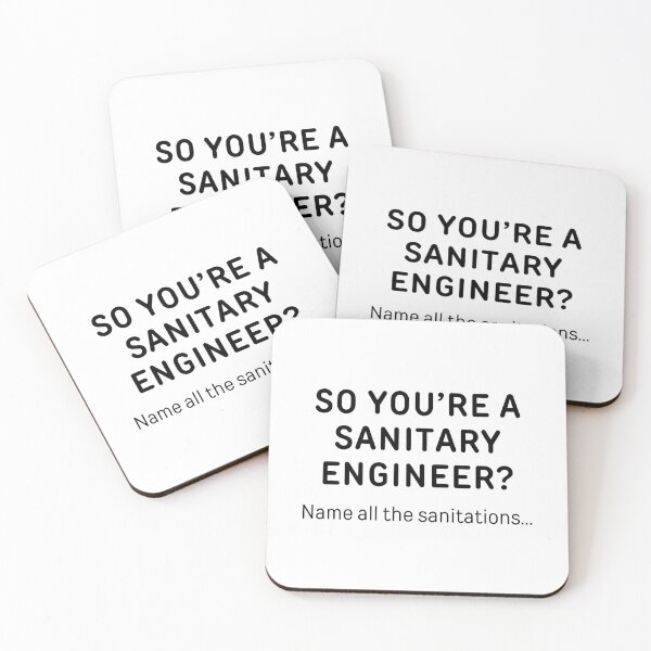 Item preview, So You’re A Sanitary Engineer? Funny Meme designed and sold by ThePungineer.