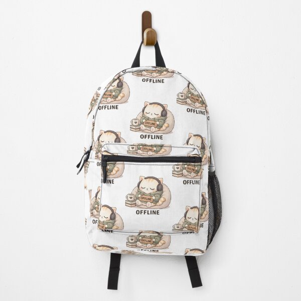 Item preview, Offline Cat | Cute Kawaii Aesthetic | Introvert Digital Detox Design designed and sold by The Mood Index.