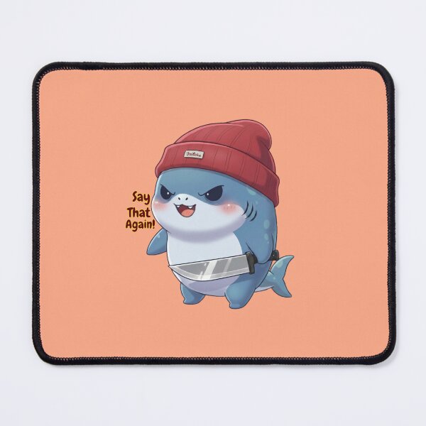 Item preview, Say That Again! Cute Shark designed and sold by Nature's Chibis.