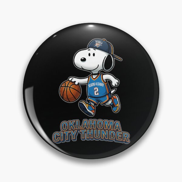Item preview, Snoopy Oklahoma City Thunder Baloncesto designed and sold by Morphologiona.