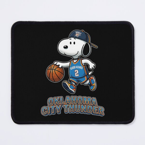 Artikelvorschau, Snoopy Oklahoma City Thunder Basketball entworfen und verkauft von Morphologiona.
