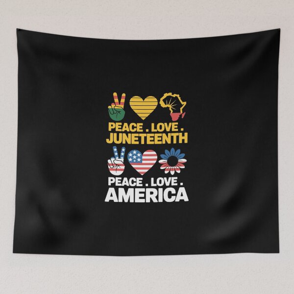Item preview, Peace Love Juneteenth designed and sold by jkrphoto.