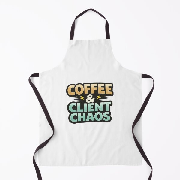 Item preview, Coffee & Client Chaos Funny Freelancer Quote Design designed and sold by Artbysarmina.