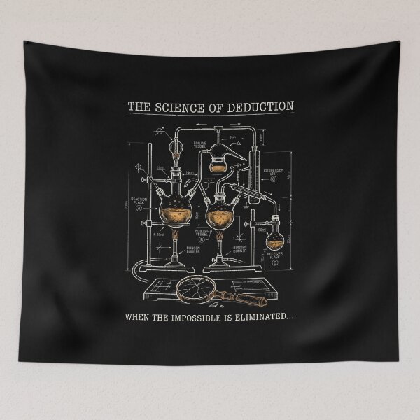 Item preview, The Science Of Deduction When The Impossible Is Eliminated Sherlock designed and sold by Fenay Designs.