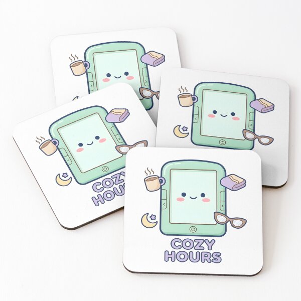Item preview, Kindle Aesthetic Cozy Nook Reading Hour Sticker designed and sold by PuddlePixels.