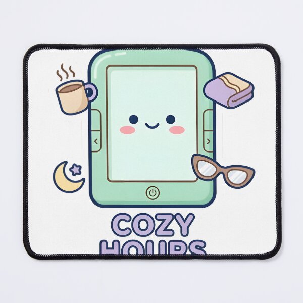 Item preview, Kindle Aesthetic Cozy Nook Reading Hour Sticker designed and sold by PuddlePixels.
