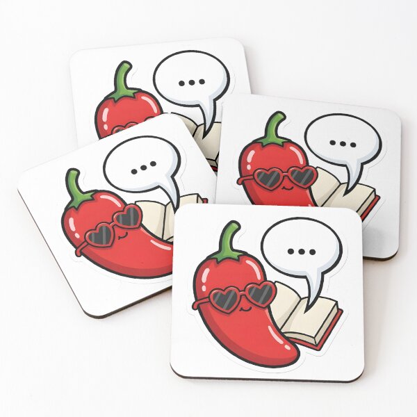 Item preview, Spicy Page Pepper Romance BookTok Reading Sticker designed and sold by PuddlePixels.