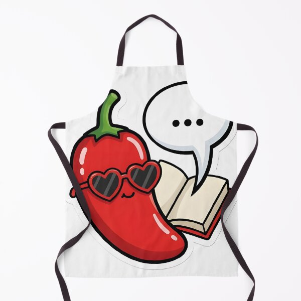 Item preview, Spicy Page Pepper Romance BookTok Reading Sticker designed and sold by PuddlePixels.