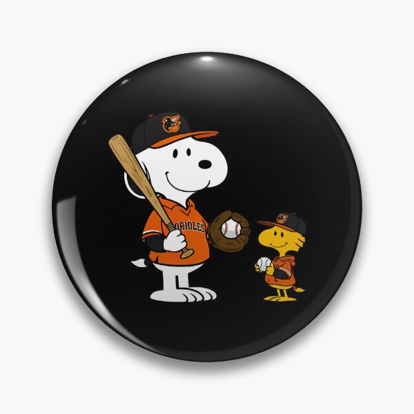 Item preview, Baltimore Orioles Snoopy Woodstock Baseball designed and sold by Morphologiona.