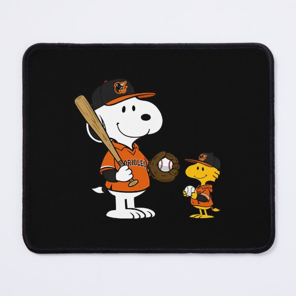 Item preview, Baltimore Orioles Snoopy Woodstock Baseball designed and sold by Morphologiona.