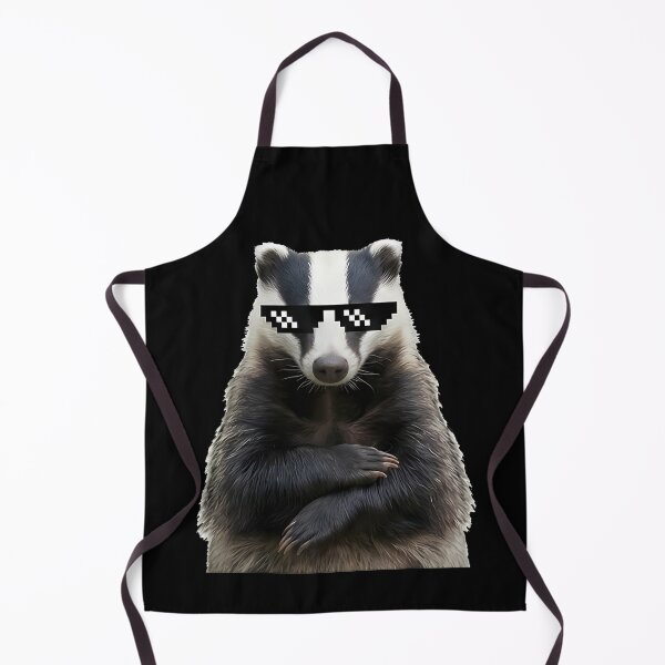Item preview, Cool Badger Wearing Thug Life Pixel Sunglasses designed and sold by k3rstman1.