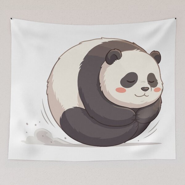 Item preview, Rolling Through Life Clumsy Giant Panda designed and sold by Petzzz.