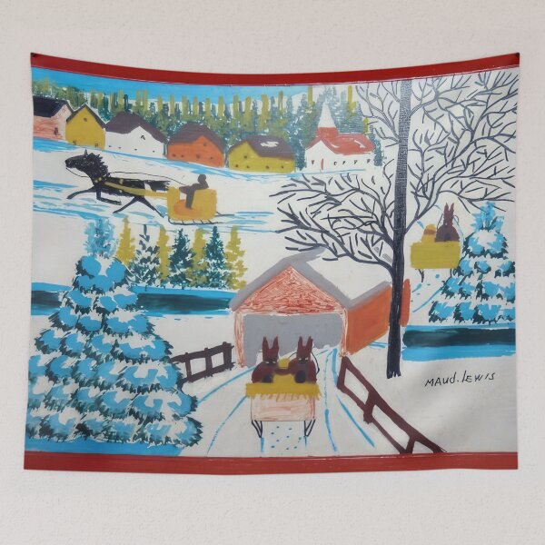 Item preview, Maud Lewis (23) - Maud Lewis - Folk Art Paintings - Nova Scotia Artist - Canadian Folk Art - Maud Lewis Gallery - Maud Lewis Prints  designed and sold by GabyDAlessandro.