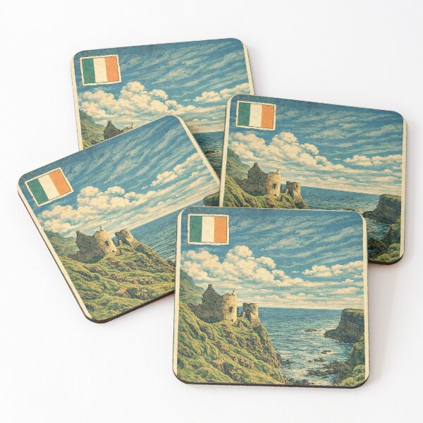 Item preview, Vintage Travel Art of The Ireland designed and sold by yunamaliskova.