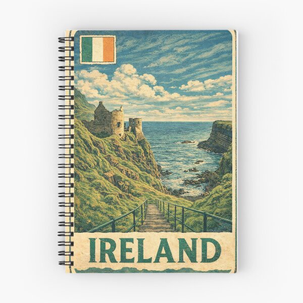 Item preview, Vintage Travel Art of The Ireland designed and sold by yunamaliskova.