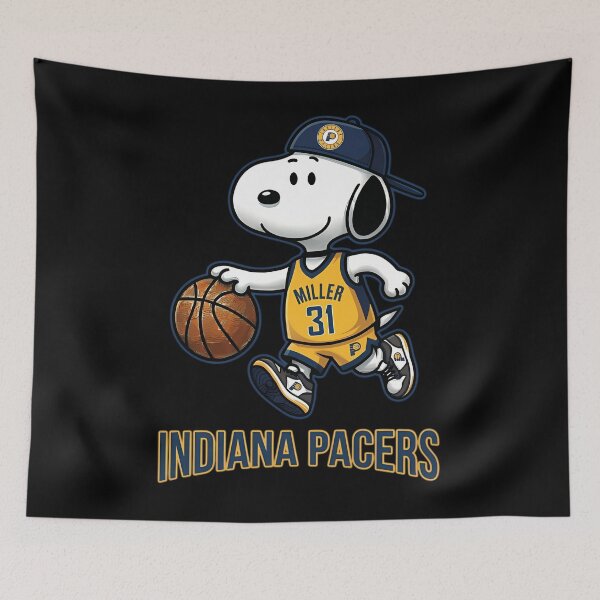 Item preview, Snoopy Indiana Playing Basketball Sports designed and sold by Morphologiona.