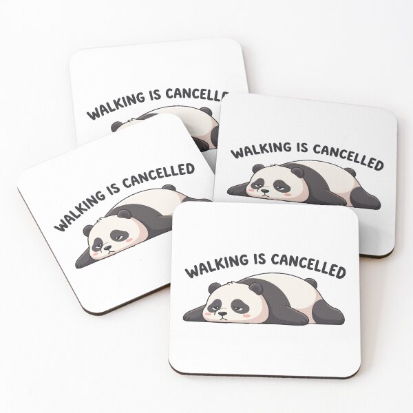 Item preview, Walking Is Cancelled Lazy Giant Panda designed and sold by Petzzz.