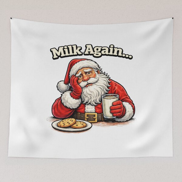 Item preview, Santa Claus and the milk cookies designed and sold by Baphomet34.