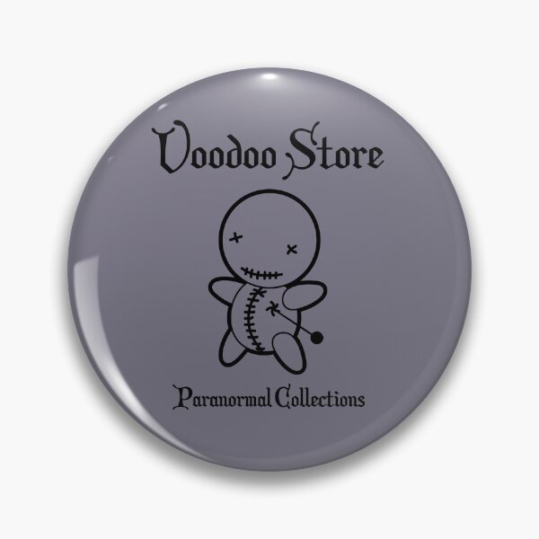 Item preview, Gothic Voodoo Doll Mesh Pin designed and sold by Voodoo Store Paranormal Collections.