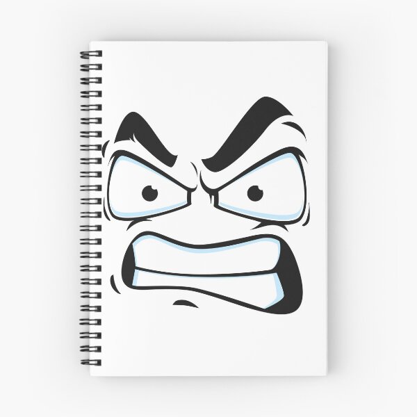 Item preview, Angry Emoji Face Sticker Funny Expression designed and sold by Pandey14.