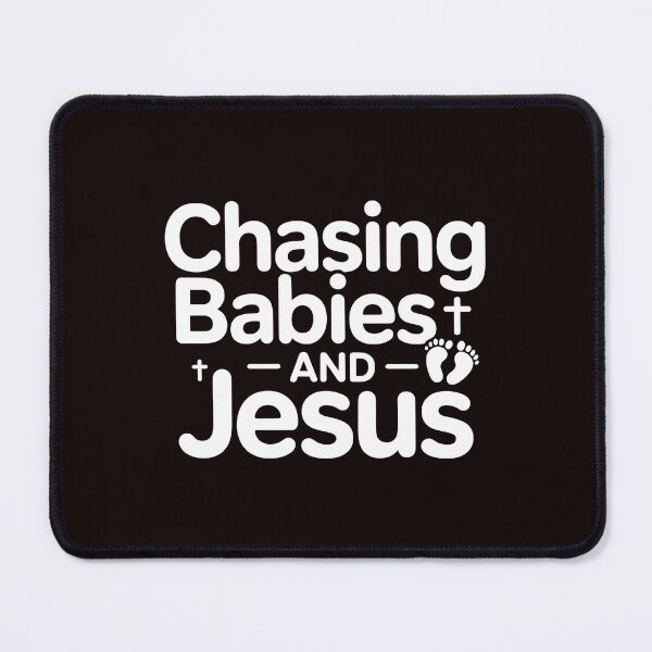 Item preview, Chasing Babies And Jesus Tshirt – Christian Mom T-Shirt Funny Parenting Quotes designed and sold by Redgiant87x.